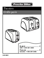 Preview for 1 page of Proctor-Silex Grille-pain User Manual