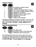 Preview for 12 page of Proctor-Silex Slow Cooker User Manual