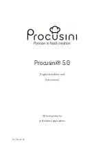 Предварительный просмотр 1 страницы Procusini Procusini 5.0 Installation And User Manual