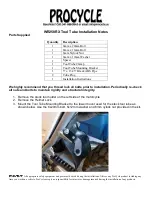 Procycle WR250RX Installation Instructions preview