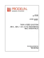 prodelin TIER II Assembly Manual preview