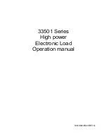 Preview for 1 page of Prodigit 33501 Series Operation Manual