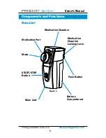 Preview for 7 page of Prodigy Mini-Mist Owner'S Manual