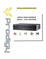 Предварительный просмотр 1 страницы Prodigy PD-DVR4CD-500 Installation & Operation Manual