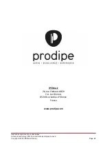 Preview for 24 page of Prodipe 3760010255346 User Manual