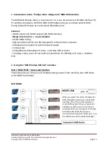 Preview for 10 page of Prodipe 4i4o + Merge 2i4o User Manual