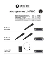 Preview for 1 page of Prodipe Headset100 UHF Lanen User Manual