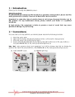 Preview for 4 page of Prodipe Natural6 User Manual