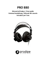 Prodipe PRO 880 User Manual preview