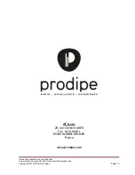 Preview for 12 page of Prodipe PRO 880 User Manual