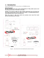 Preview for 4 page of Prodipe Pro10SV2 User Manual