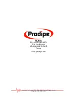 Preview for 8 page of Prodipe Pro8-3W User Manual