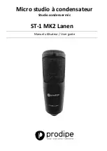 Prodipe ST-1 MK2 Lanen User Manual preview