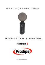 Preview for 13 page of Prodipe THE RIBBON1 User Manual