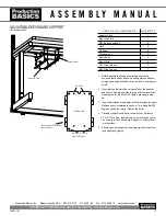 Предварительный просмотр 17 страницы Production Basics 1000-1711 Assembly Manual