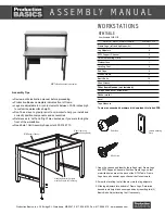 Production Basics RTW 3000 Assembly Manual preview