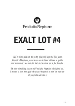 Preview for 44 page of Produits Neptune EXALT 48 Installation Manual