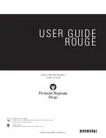 Produits Neptune Rouge User Manual preview