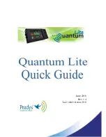 Prodys QUANTUM LITE Quick Manual предпросмотр