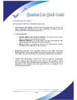 Предварительный просмотр 5 страницы Prodys QUANTUM LITE Quick Manual