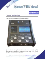 Предварительный просмотр 9 страницы Prodys Quantum W Hardware And Reference Manual