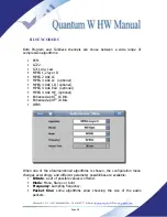 Предварительный просмотр 38 страницы Prodys Quantum W Hardware And Reference Manual