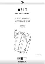 PROEL A31T User Manual preview