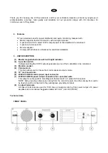 Preview for 9 page of PROEL ACM6 Instruction Manual