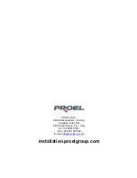 Preview for 11 page of PROEL ACRX2 Owner'S Manual