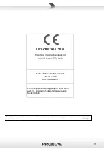 Preview for 45 page of PROEL AE604 Operating And Installation Manual