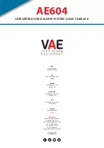 Preview for 48 page of PROEL AE604 Operating And Installation Manual