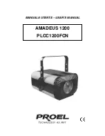 Preview for 2 page of PROEL AMADEUS 1200 User Manual