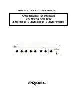 Preview for 1 page of PROEL AMP120XL User Manual