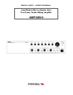 Предварительный просмотр 1 страницы PROEL AMP240V4 Instruction Manual