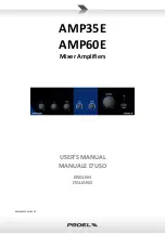 Preview for 1 page of PROEL AMP35E User Manual