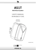 Preview for 1 page of PROEL Artia A51T Series User Manual