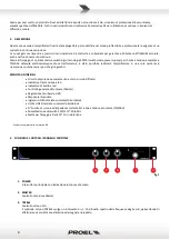 Preview for 6 page of PROEL AUP160D User Manual