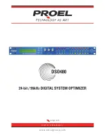 PROEL Axiom DSO480 User Manual предпросмотр