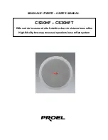 PROEL CS30HF User Manual preview