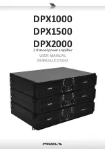 Preview for 1 page of PROEL DPX1000 User Manual