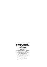 Preview for 9 page of PROEL DRAGO HEAVY PLFD150HY Manual