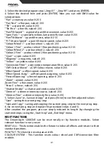 Preview for 42 page of PROEL DREAMLIGHT 1200 ECLIPSE WASH User Manual