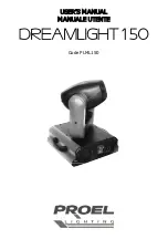 PROEL DREAMLIGHT 150 User Manual preview