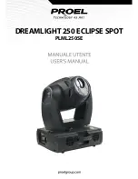 PROEL DREAMLIGHT 250 ECLIPSE User Manual preview