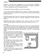 Preview for 28 page of PROEL DREAMLIGHT 250 ECLIPSE User Manual