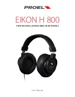 PROEL EIKON H 800 User Manual preview