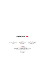 Preview for 4 page of PROEL EIKON H 800 User Manual