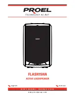 PROEL FLASH15HA User Manual preview