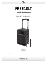 Preview for 1 page of PROEL FREE10LT User Manual