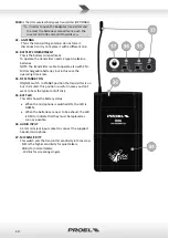 Preview for 14 page of PROEL FREE5LT User Manual